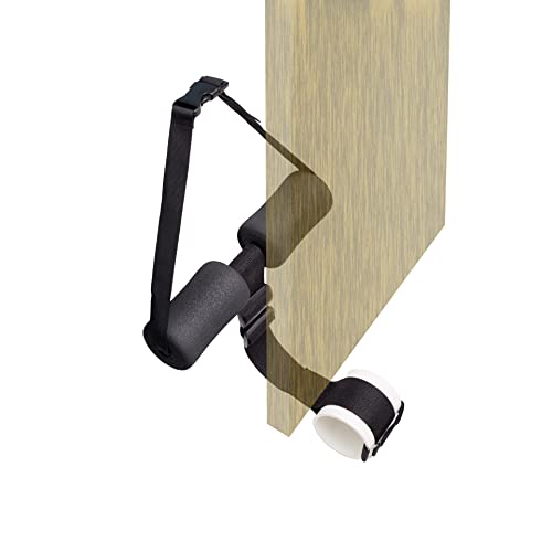 Gogloo Nordic Hamstring Curl Strap | Perfect Home Fitness Equipment for Sit-ups, Core Training, Razor Curls, Spanish Squats, Core Twists and More (350Lbs Capacity) (Black)