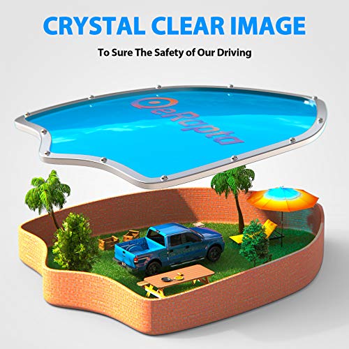 HD eRapta ERT01 Backup Camera Rear View License Plate Reverse Camera Universal for Pickup Truck Car SUV 149° Perfect Angle Night Vision 9 Level Waterproof HD 720 Image 3.0 Generation