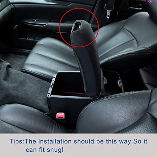 JDMCAR Center Console Armrest Cushion Compatible with Toyota Tacoma Accessories 2022 2021 2020 2019 2018 2017 2016,Customized Neoprene Center Console Protector