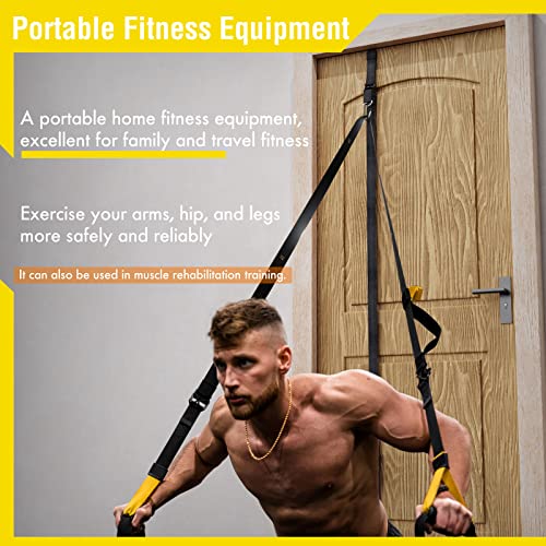 VAIIO Upgraded Door Anchor Strap, Unique Innovative Sliding Adjusted Design, for Resistance Band, 10s to Install, Punch-Free, Nail-Free, Portable All-Round Home Fitness Equipment (Band Not Included)