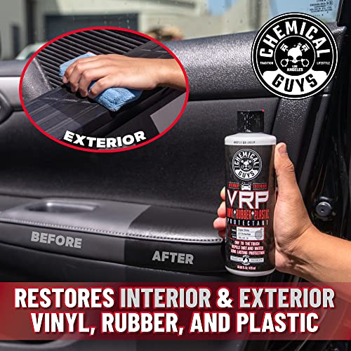 Chemical Guys TVD_107 V.R.P. Vinyl, Rubber and Plastic Non-Greasy Dry-to-the-Touch Long Lasting Super Shine Dressing for Tires, Trim and More, 1 Gal