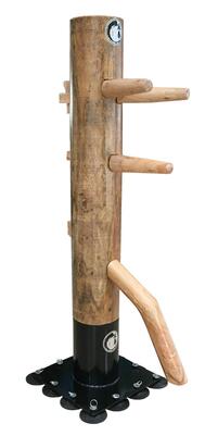 professional whole ELM wood sucker stand column Wing Chun Wooden Dummy, IP man Bruce Lee Foshan kung fu training dummy