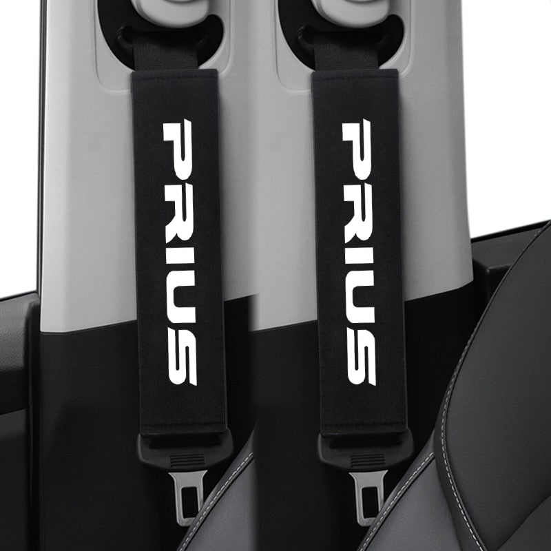 Auto interior Seat Belt Shoulders Pads Covers for Toyota Prius auris hilux Corolla Camry RAV4 shoulder protector accessories