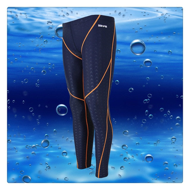 New Bathing Suits Professional Swimming Pants Men Swimwear long Swimming Trunks Man Swimsuit Men's Tights Beach Sport Swim Wear