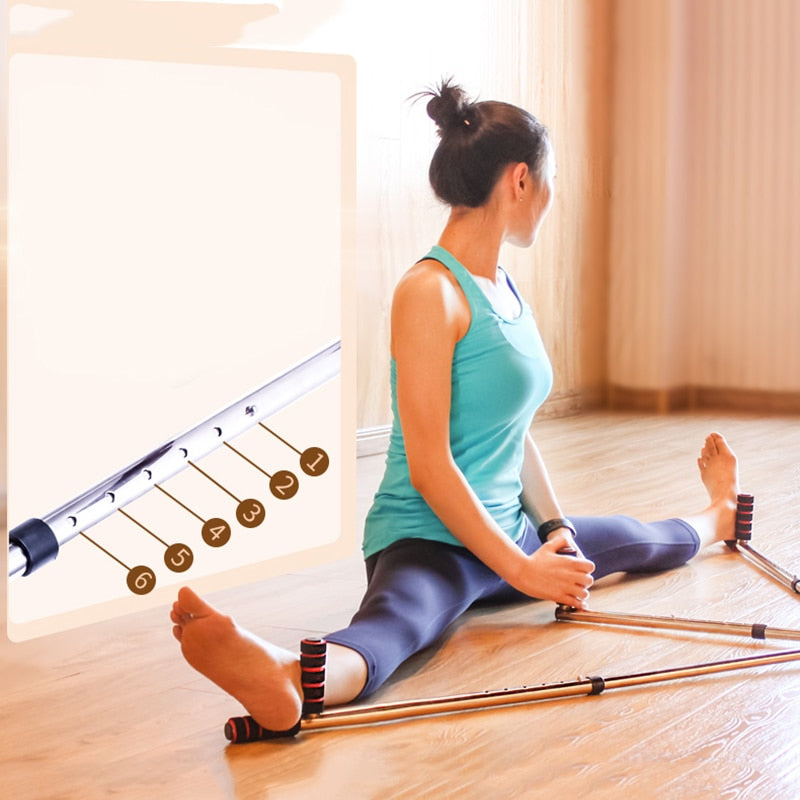 Leg Stretcher Steel Split Stretching Machine Stretching Equipment Flexibility for Ballet Yoga Dance Taekwondo Karate Martial Arts Gymnastics