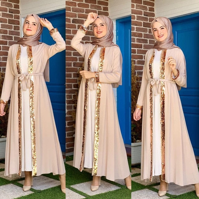 Ramadan Eid Mubarek Dubai Abaya Kimono Cardigan Hijab Muslim Dress Women Kaftan Islamic Clothing Robe Longue Femme Ete Musulmane