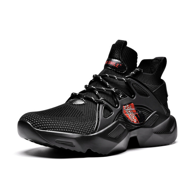 Shoes Causal Man High Top Shoes Sneakers Men Breathable Men Fly Weave Mesh Boots Shoes Fashion Sneakers Men Footwear