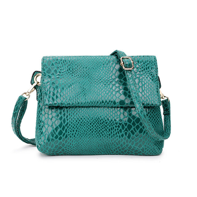 New Serpentine Women Messenger Bag Ladies Small Hand Shoulder Bag Female Crossbody Bags for Women 2020 Gold Pink Mini Handbags