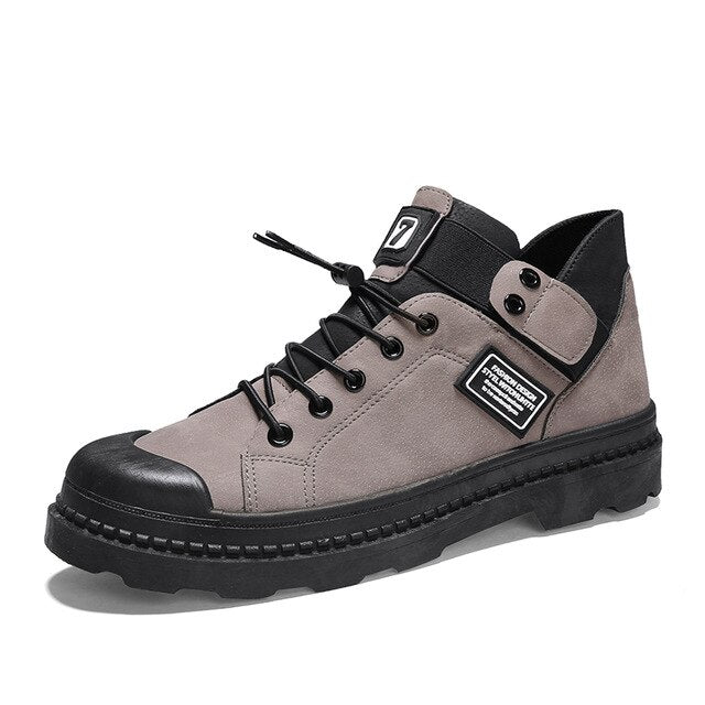 Mens Casual Shoes High Top Fashion Sneakers for Men Suede Sport Shoes Man Ankle Footwear Male High Quality Zapatillas Hombre