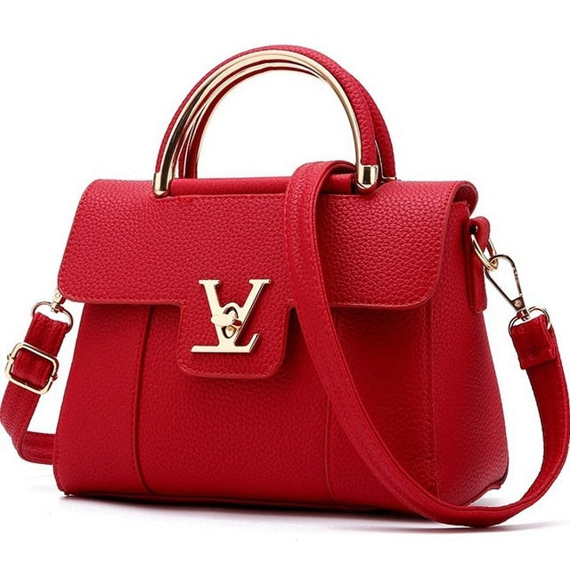 Women Handbags LV, PU Leather Shoulder Messenger Bags lady Hand Bags High Quality Fashion Female Bag Crossbody Bags for Women