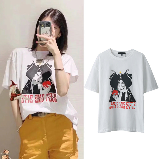 T Shirt O-neck Women Clothing Print classic The Lion King Regular tops Graphic Shirt Streetwear Cotton Tee 2020 fashion cartoon