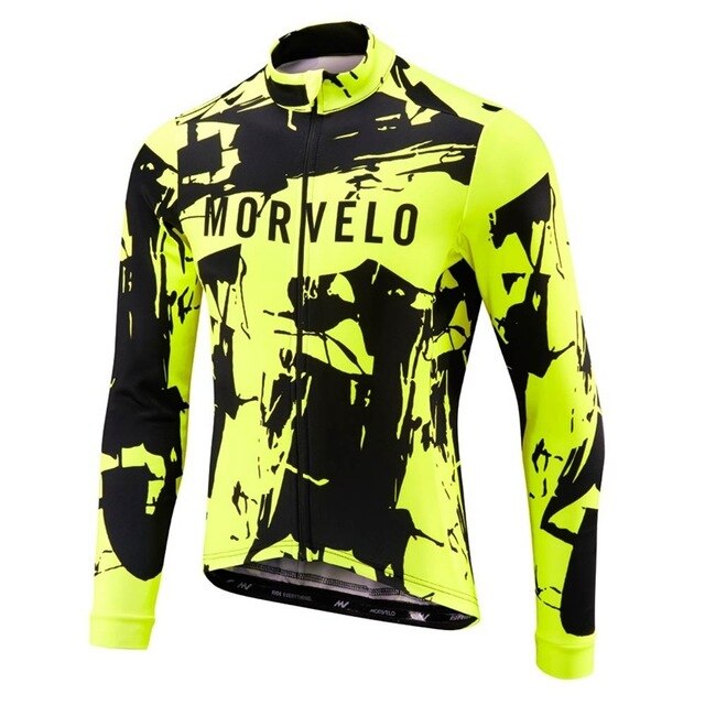 MORVELO 2020 Spring cycling clothing long sleeve cycle jersey Colorful road bike racing wear Sport shirt Camisa de ciclismo