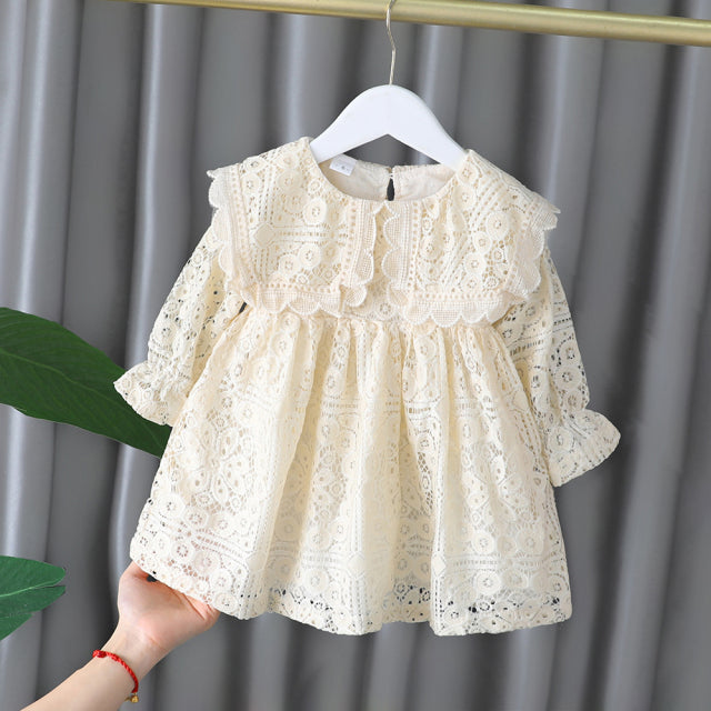 Popular Toddler Girls Dress Clothes Dresses for Girls - Long Sleeve 1st Birthday Clothing Outfits Toddler Girl Clothes
