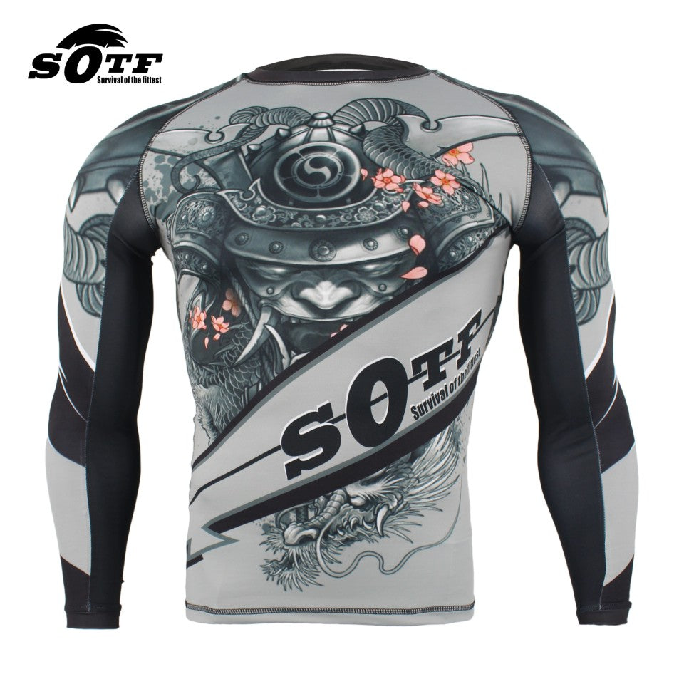 SOTF MMA pattern sport training wear breathable clothing MMA boxing clothing muay thai boxing shorts muay thai clothing