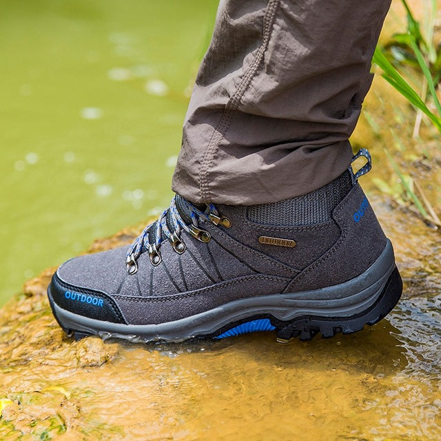 Men Hiking Shoes Men Sport Shoes Outdoor Jogging Trekking Sneakers Non-slip Wear-resistant Travel Shoes