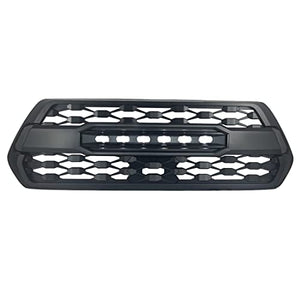 MEGAIE TRD Pro Style Grille Compatible with Tacoma 2016 2017 2018 2019 2020 2021, Matte Black Front Grill with LED Off-Road Lights