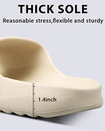 Cloud Slides for Women and Men House Slippers Extremely Comfy Platform Thick Sole Pillow Slides Bathroom ShowerSummer Slippers Beach Platform Slide Sandals Unisex Slippers Non Slip Quick Drying