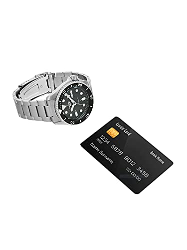 Seiko Men's Analogue Automatic Watch with Stainless Steel Strap SRPD55K1