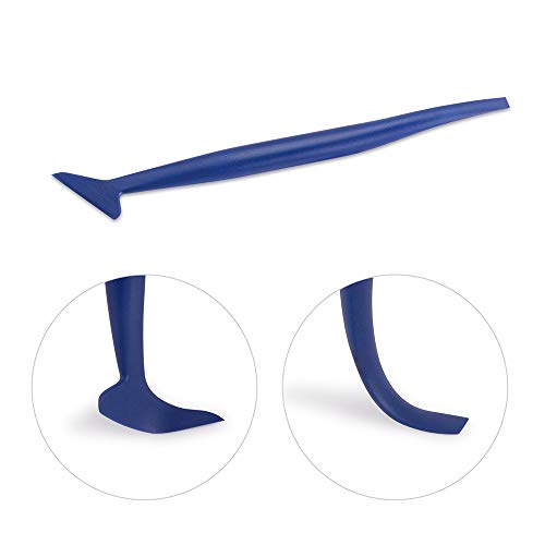 Vehicle Vinyl Wrap Window Tint Film Tool Kit Include 4 Inch Felt Squeegee, Retractable 9mm Utility Knife and Snap-off Blades, Zippy Vinyl Cutter and Mini Soft Go Corner Squeegee for Car Wrapping