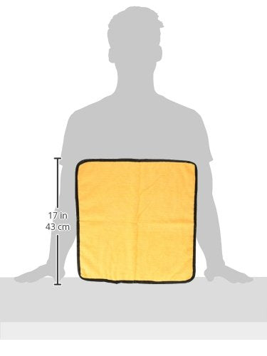 Chemical Guys MIC_506_03 Professional Grade Premium Microfiber Towels, Gold 16" x 16", Pack of 3