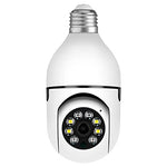 VULNiX E27 Light Bulb Camera WiFi Outdoor Indoor 1080p 360 Degree Panoramic Smart Home Security Wireless Smartbulb Cam Dome Surveillance IP HD CCTV Night Vision Lightbulb Socket Bombillo Camara
