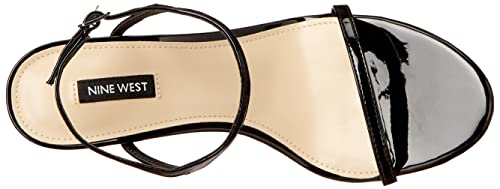 Nine West Women's MIAMI3 Heeled Sandal, Black, 8.5