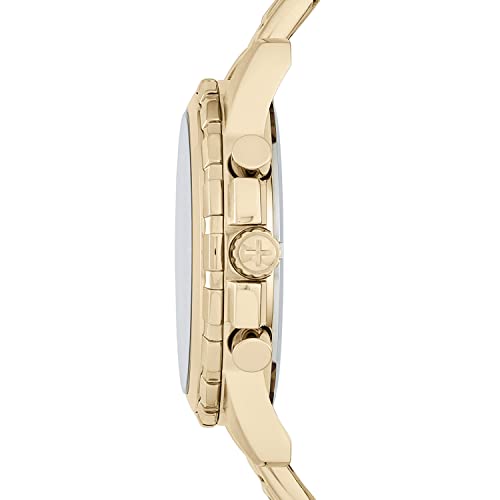 Fossil Men's Dean Quartz Stainless Steel Chronograph Watch, Color: Gold (Model: FS4867IE)