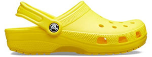 Crocs Unisex-Adult Classic Clogs (Best Sellers), Lemon, 9 Men/11 Women