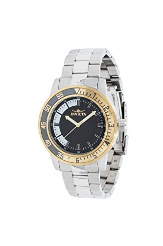 Invicta Men's Specialty Quartz Watch with Stainless Steel Strap, Silver, 22 (Model: 38597)
