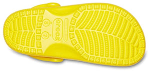 Crocs Unisex-Adult Classic Clogs (Best Sellers), Lemon, 9 Men/11 Women