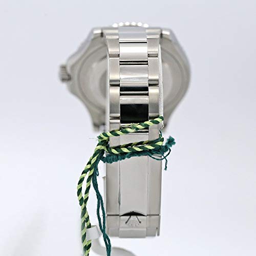 Rolex 16622 Oyster Perpetual Yacht-Master Steel with Platinum Mens Watch Silver Dial Oyster Perpetual Calendar Sapphire Crystal Serial Number Certified