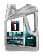 Mobil 1 Turbo Diesel Truck Full Synthetic Motor Oil 5W-40, 1 Gal