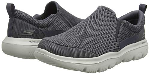 Skechers Men's GO Walk Evolution Ultra-Impeccable Sneaker, Charcoal, 6.5