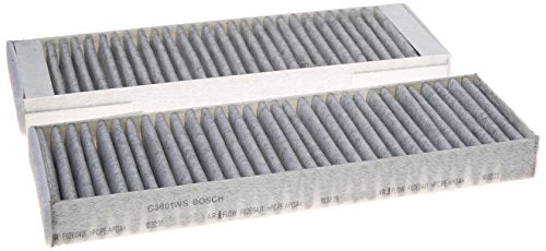 Bosch C3601WS Carbon Activated Workshop Cabin Air Filter For 2006-2011 Audi A6, 2005-2011 Audi A6 Quattro, 2008-2012 Audi R8, 2007-2011 Audi S6, 2007 Audi S8