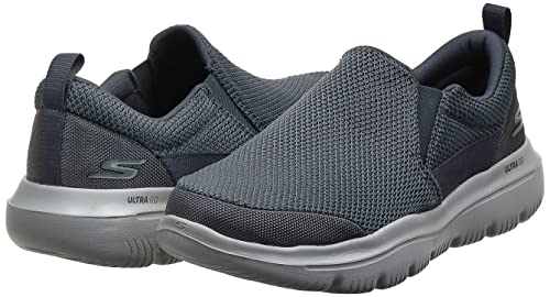 Skechers Men's GO Walk Evolution Ultra-Impeccable Sneaker, Charcoal, 6.5