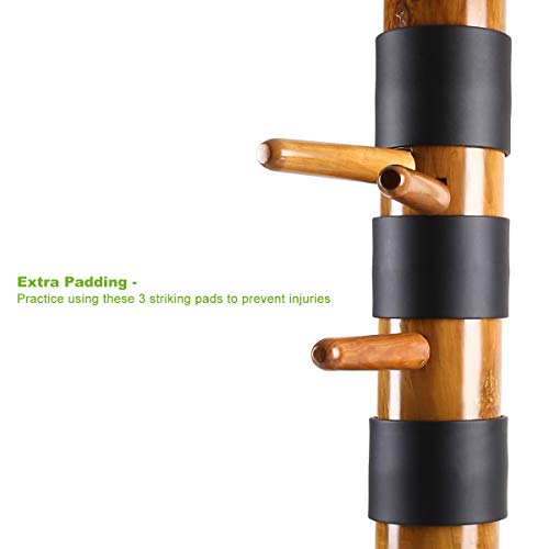 Flex HQ Wing Chun Dummy Mook Yan Jong IP Man Training Target Tripod Base