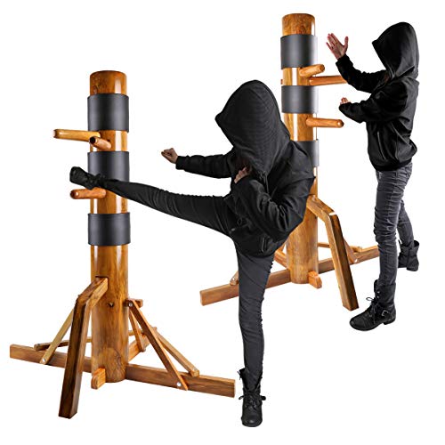 Flex HQ Wing Chun Dummy Mook Yan Jong IP Man Training Target Tripod Base