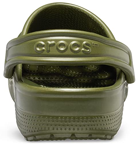 Crocs Unisex-Adult Classic Clogs (Best Sellers), Army Green, 2 Men/4 Women
