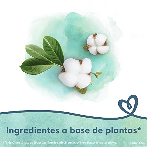 Baby Wipes, Pampers Aqua Pure Sensitive Water Baby Diaper Wipes, Hypoallergenic and Unscented, 6X Pop-Top Travel Packs, 336 Count (Packaging May Vary)