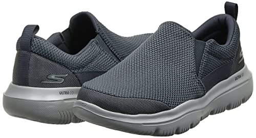 Skechers Men's GO Walk Evolution Ultra-Impeccable Sneaker, Charcoal, 6.5