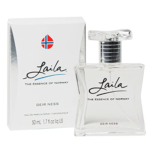 Laila Eau de Parfum Spray - Long Lasting Fresh, Airy and Clean Fragrance for Women - Blend of Fruity and Floral Scent - 1.7 oz