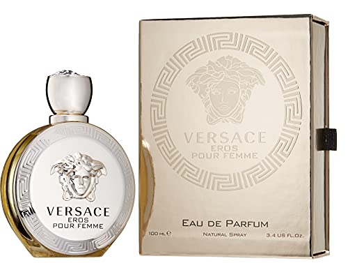 VERSACE Eros Eau De Parfum Spray for Women, 3.4 Ounce