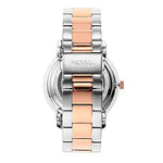Fossil Men's Neutra Automatic Stainless Steel Three-Hand Watch, Color: Rose Gold/Silver (Model: ME3196)