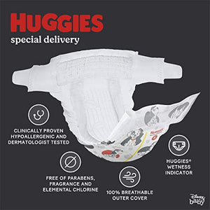Hypoallergenic Baby Diapers, Huggies Special Delivery, Softest Diaper, Safe for Sensitive Skin, Size 4 (140 Count) - Packaging May Vary