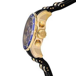 Invicta Men's 6983 Pro Diver Collection Chronograph Blue Dial Black Polyurethane Watch