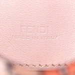 Fendi Baguette Pink Satin Floral Nano Bag Charm Crossbody 7AR844