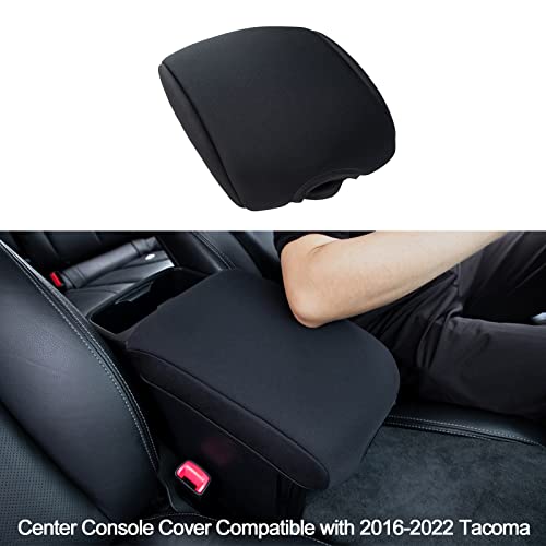 JDMCAR Center Console Armrest Cushion Compatible with Toyota Tacoma Accessories 2022 2021 2020 2019 2018 2017 2016，Customized Neoprene Center Console Protector