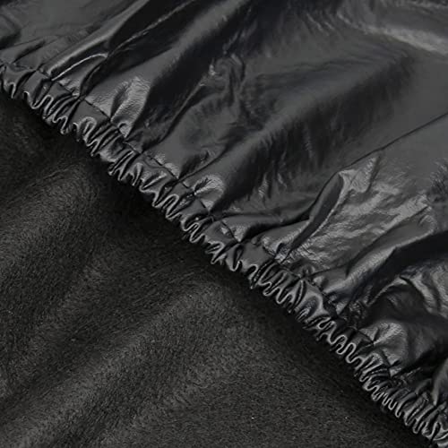 Explore Land Tire Covers 4 Pack - Tough Tire Wheel Protector for Truck, SUV, Trailer, Camper, RV - Universal Fits Tire Diameters 23-25.75 inches, Black
