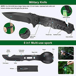 Gifts for Men Dad Husband Teenage Boy, Survival Kit 28 in 1, Survival Gear Tool Emergency Tactical Equipment Supplies Kits for Families Outdoors Camping Hiking Adventures… (Black)