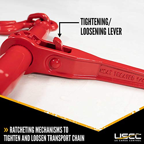 US Cargo Control 1/4 Inch Ratchet Type Chain Load Binder